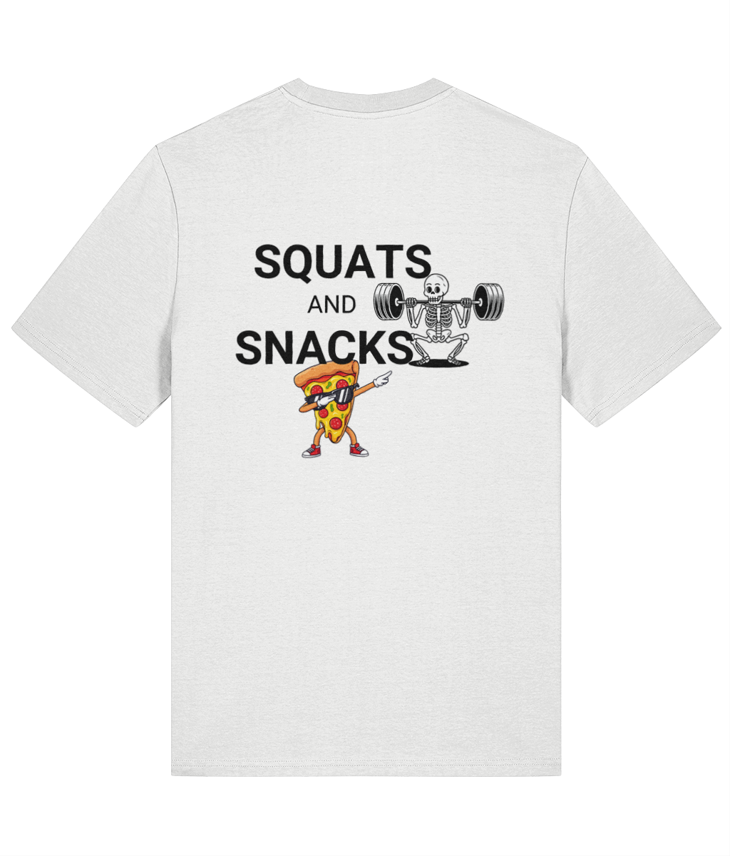 Organic T-Shirt - Squats for Snacks