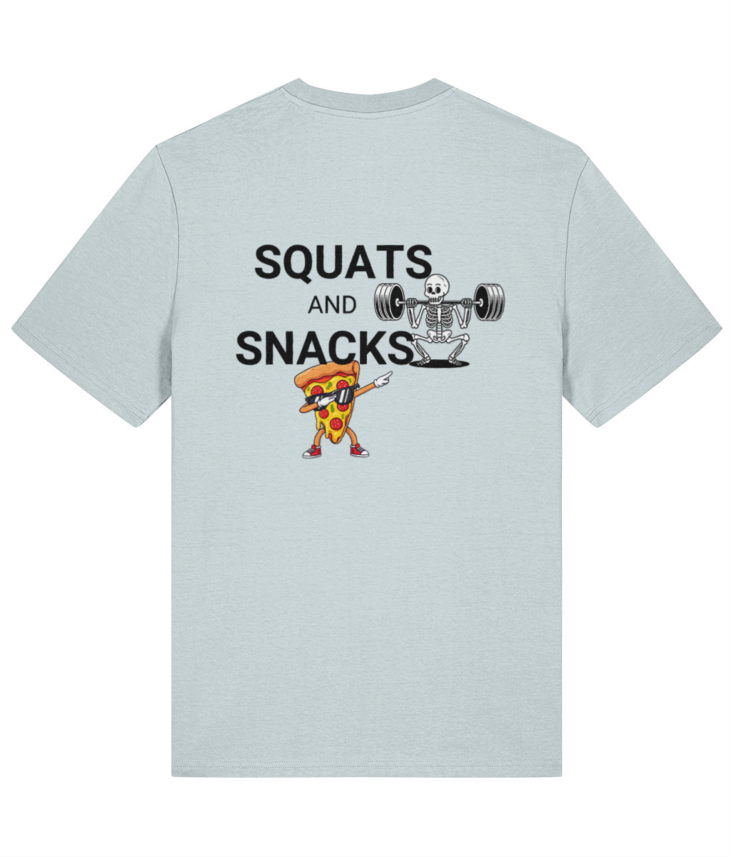 Organic T-Shirt - Squats for Snacks
