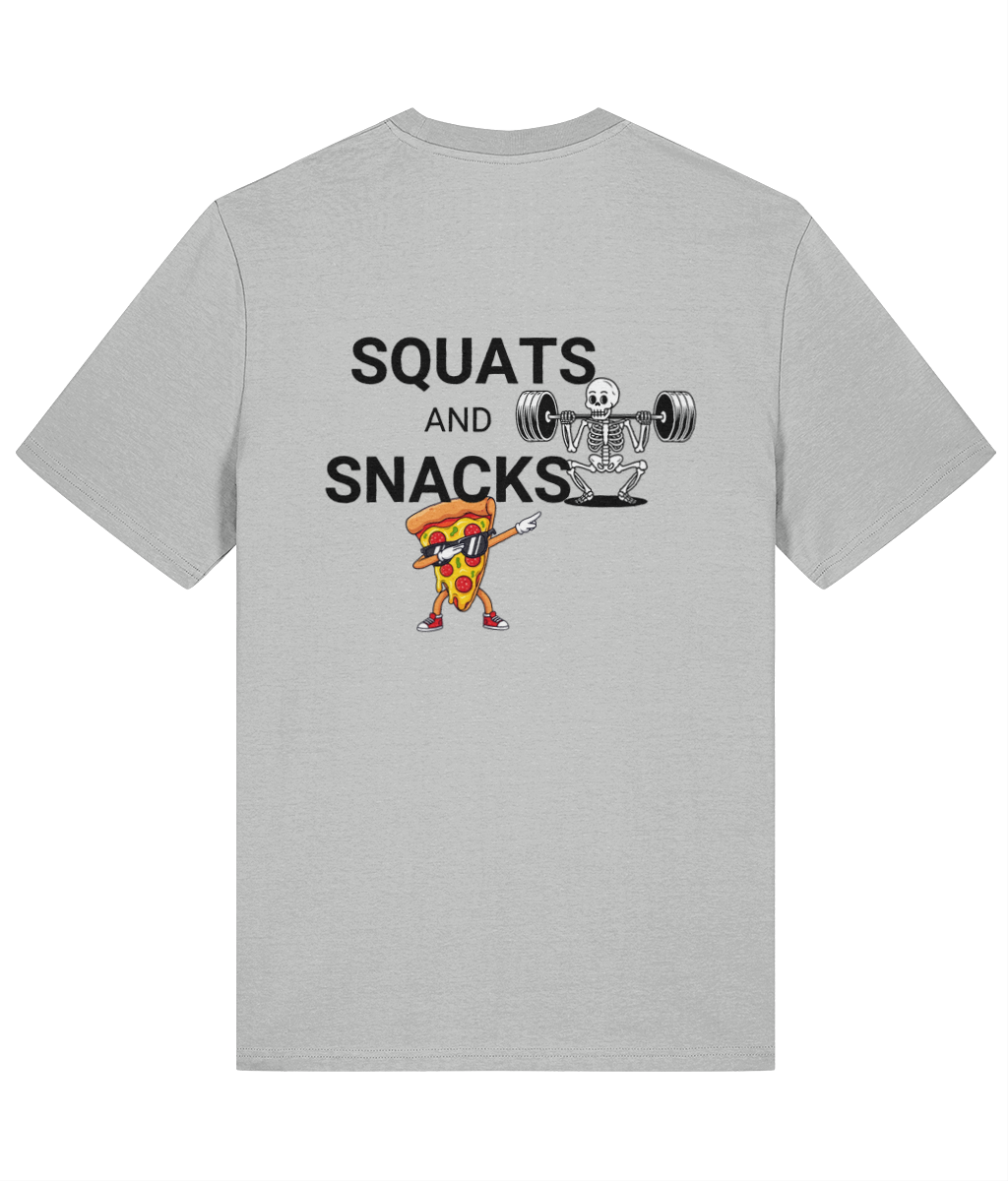 Organic T-Shirt - Squats for Snacks
