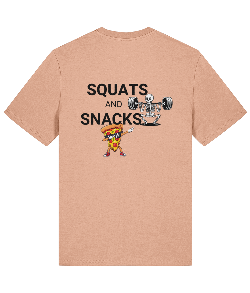 Organic T-Shirt - Squats for Snacks