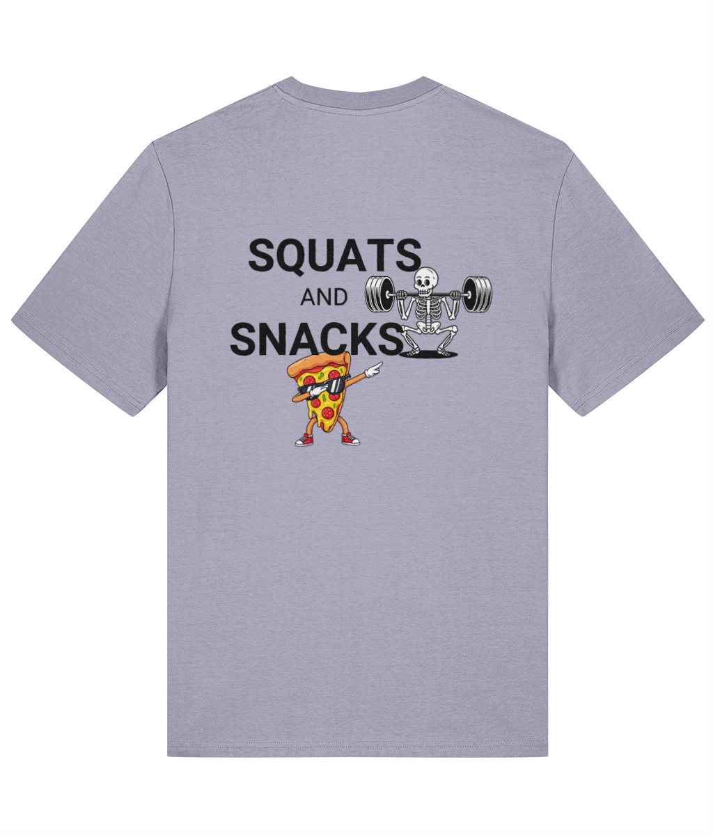 Organic T-Shirt - Squats for Snacks