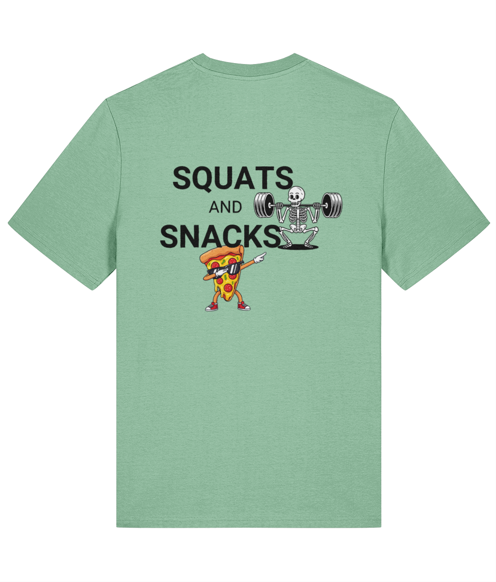 Organic T-Shirt - Squats for Snacks