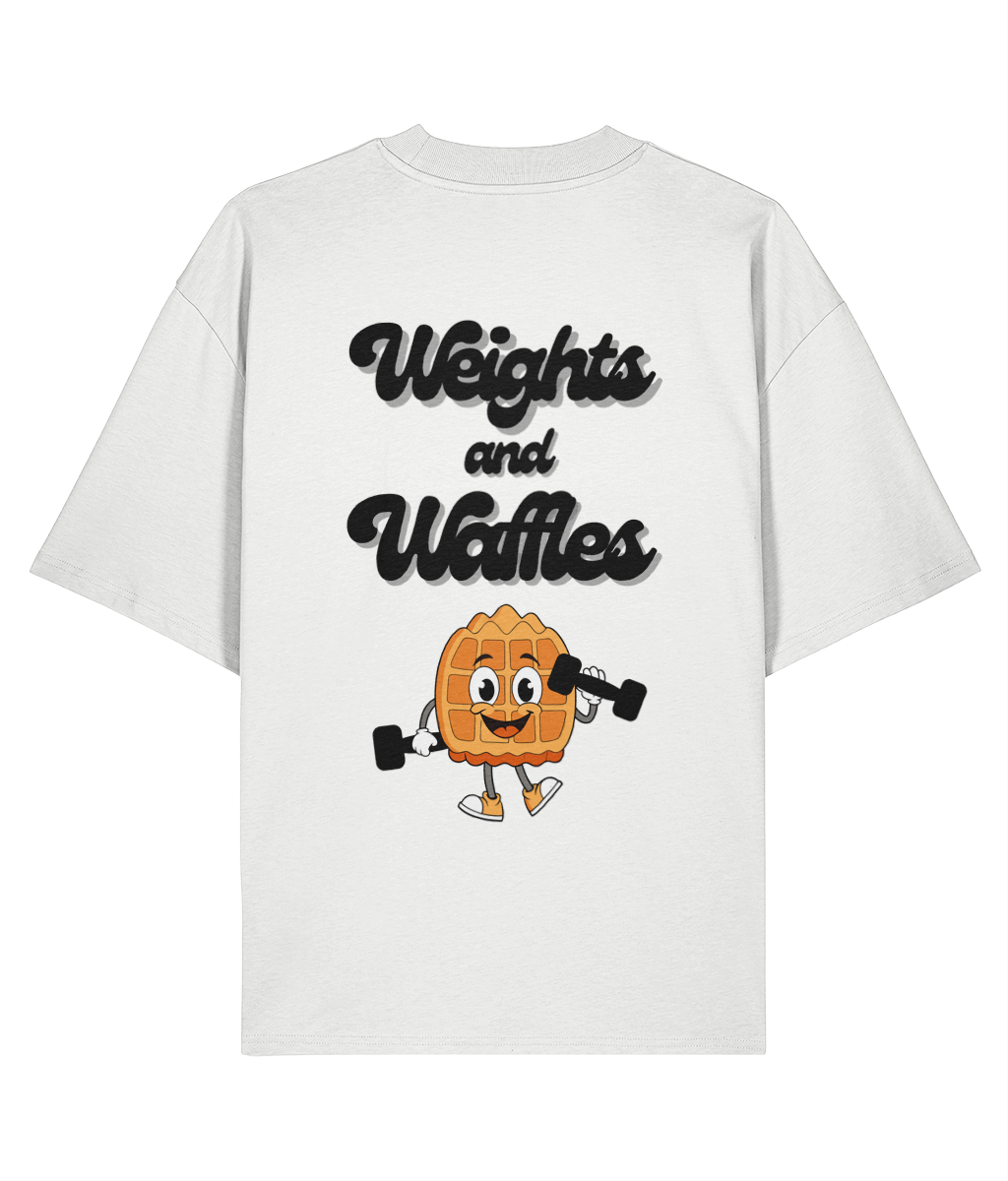 Organic Oversized T-Shirt - Weights & Waffles