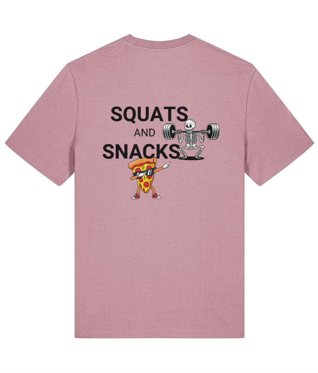 Organic T-Shirt - Squats for Snacks