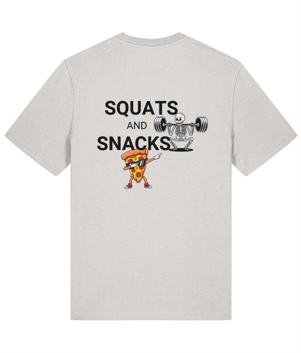 Organic T-Shirt - Squats for Snacks