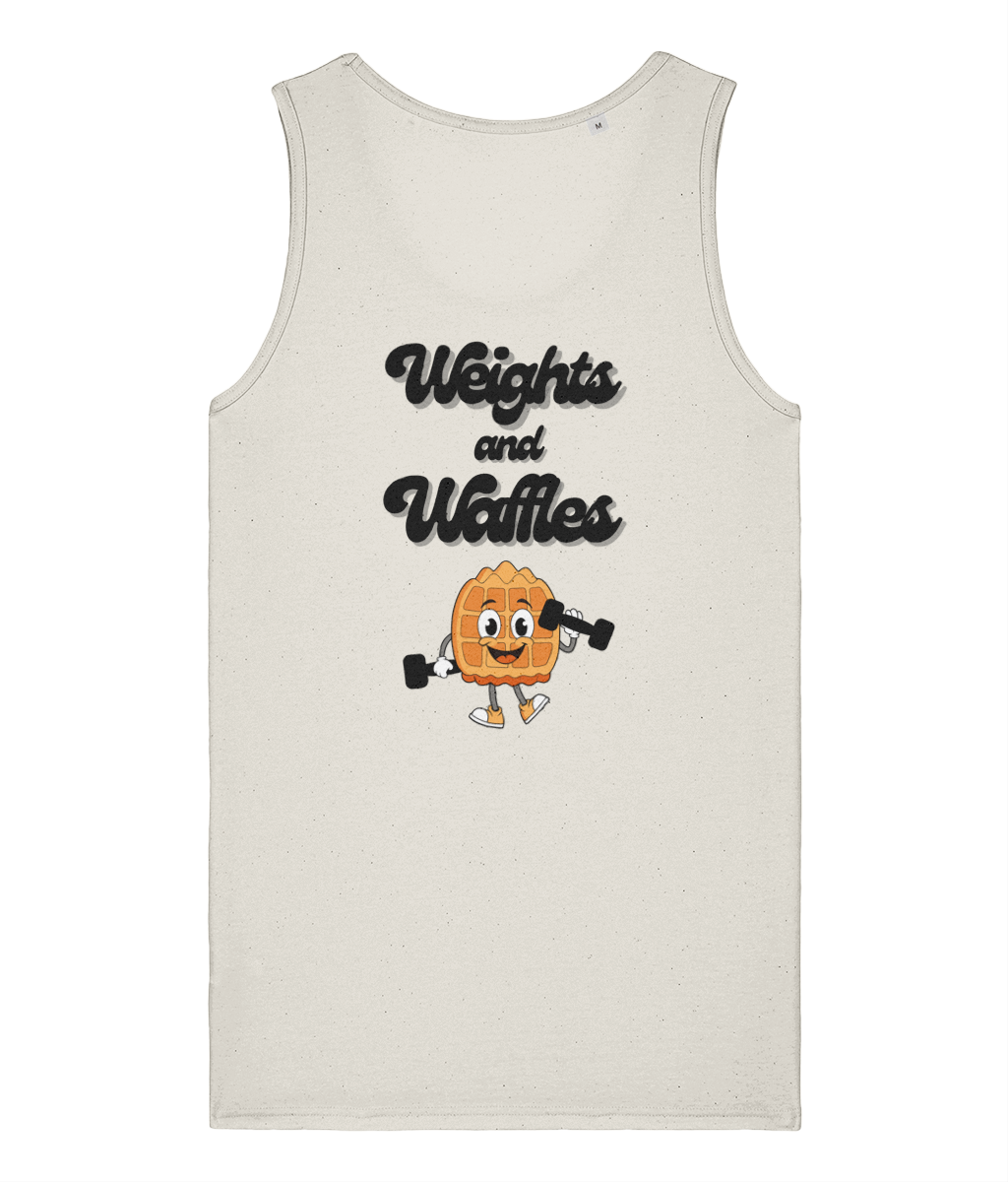 Organic Mens Tank Top - Weights and Waffles
