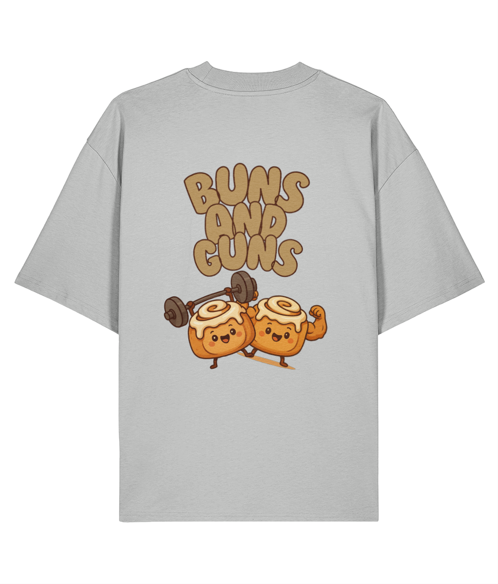 Organic Oversized T-Shirt - Buns & Guns