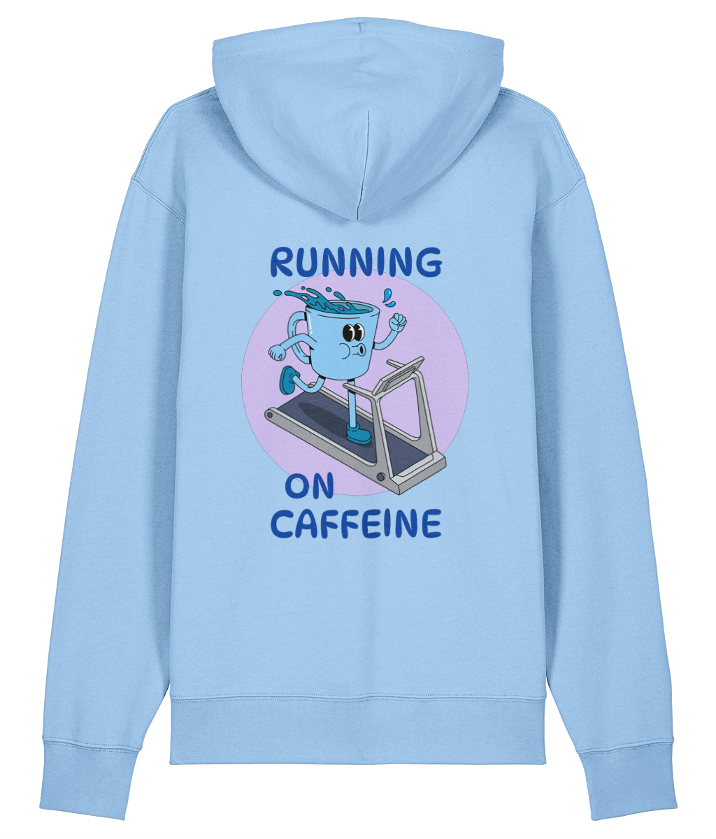 Organic Hoodie - Running on Caffeine