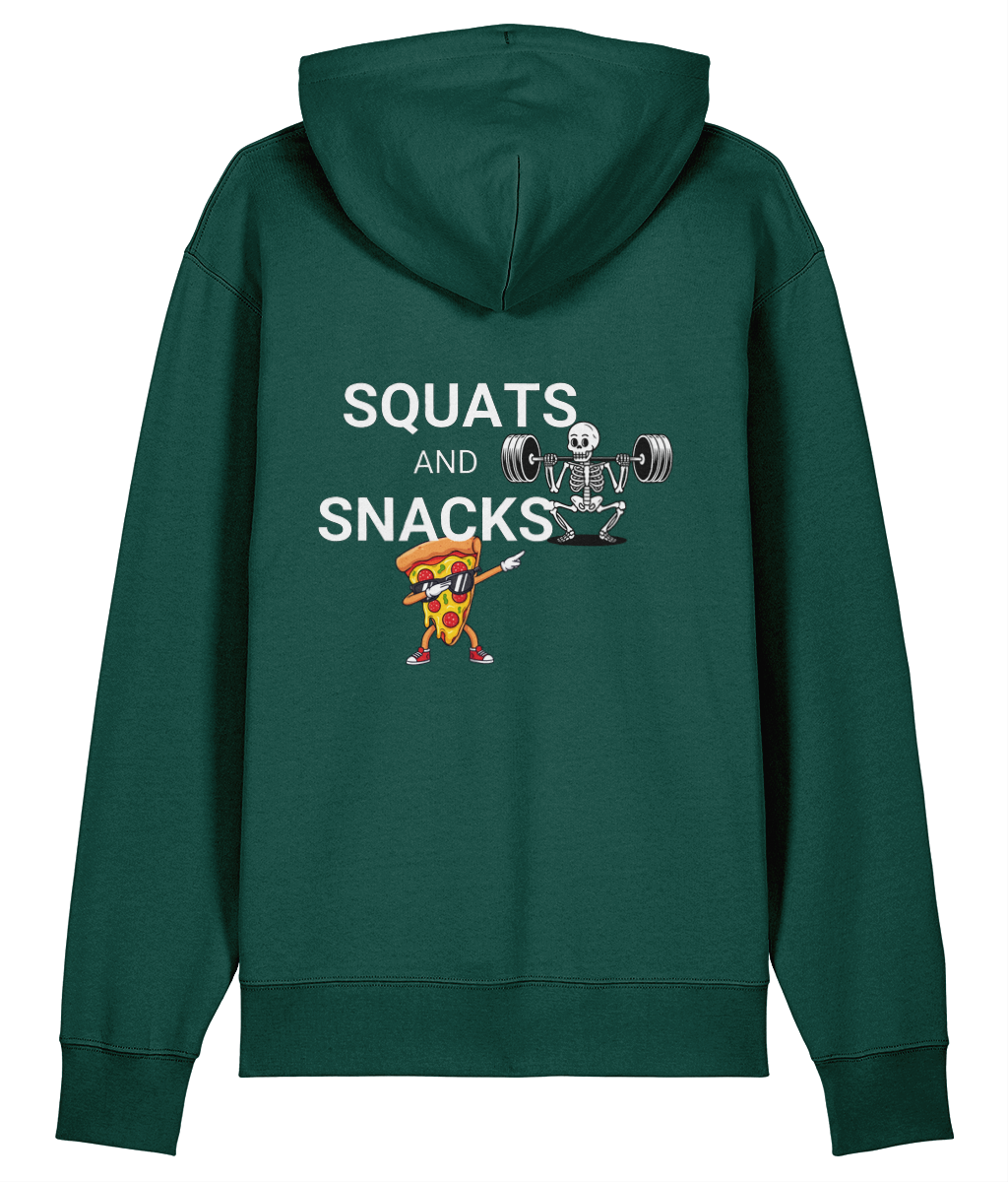 Organic Hoodie - Squats for Snacks