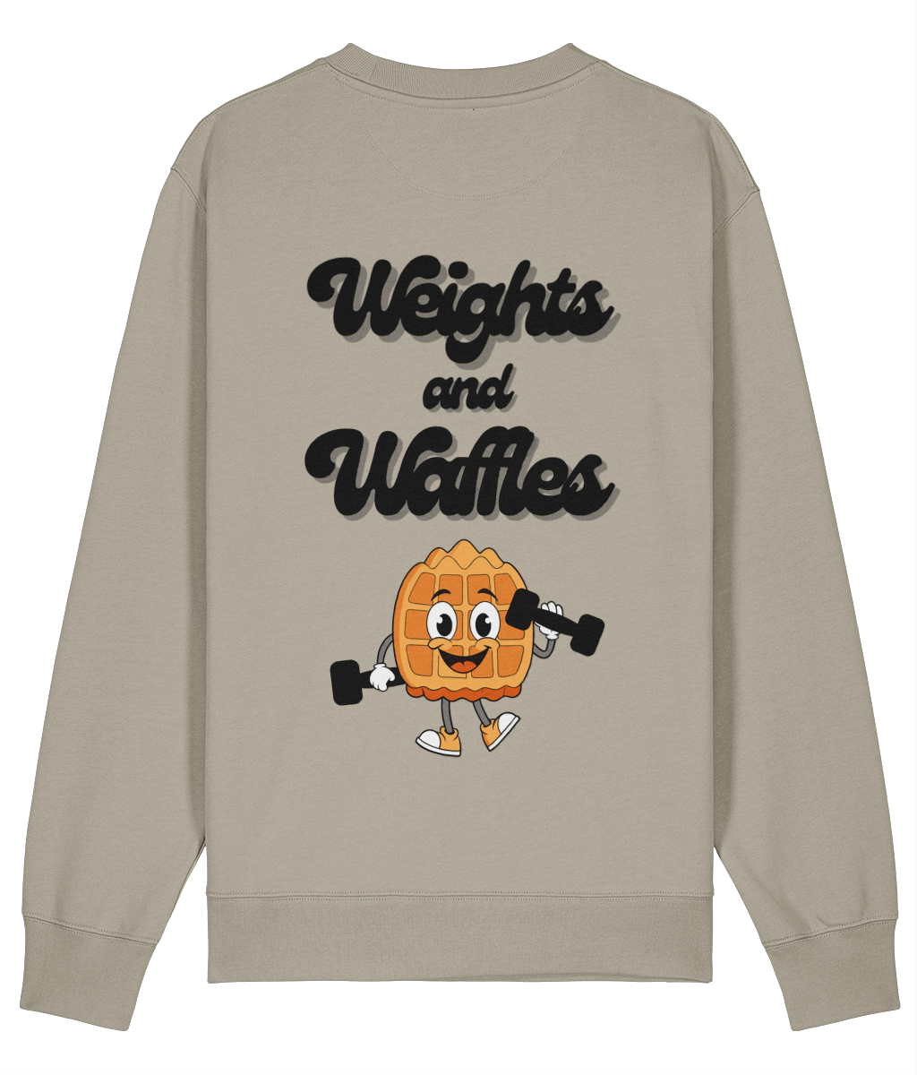 Organic Sweatshirt - Weights & Waffles