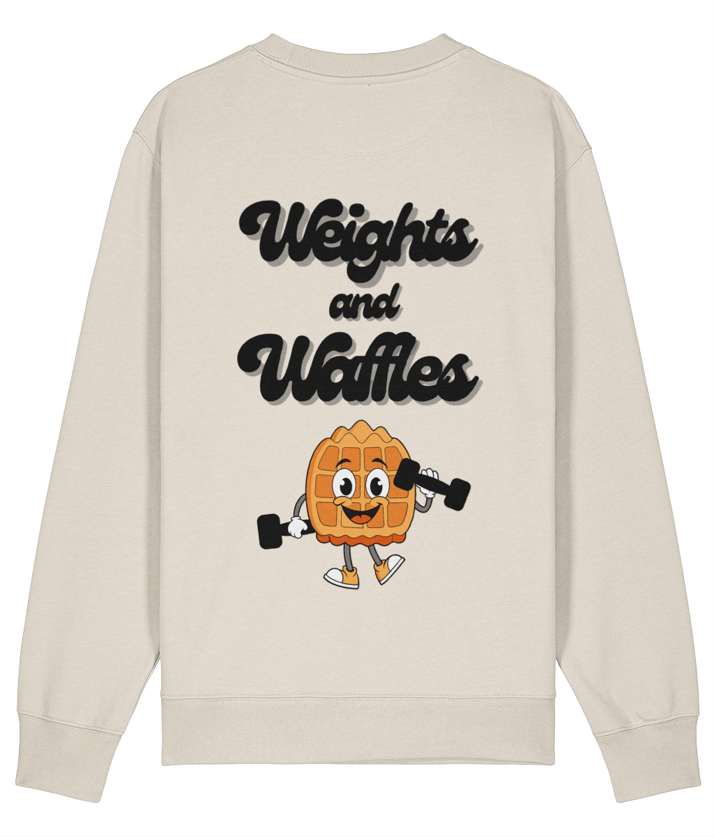 Organic Sweatshirt - Weights & Waffles