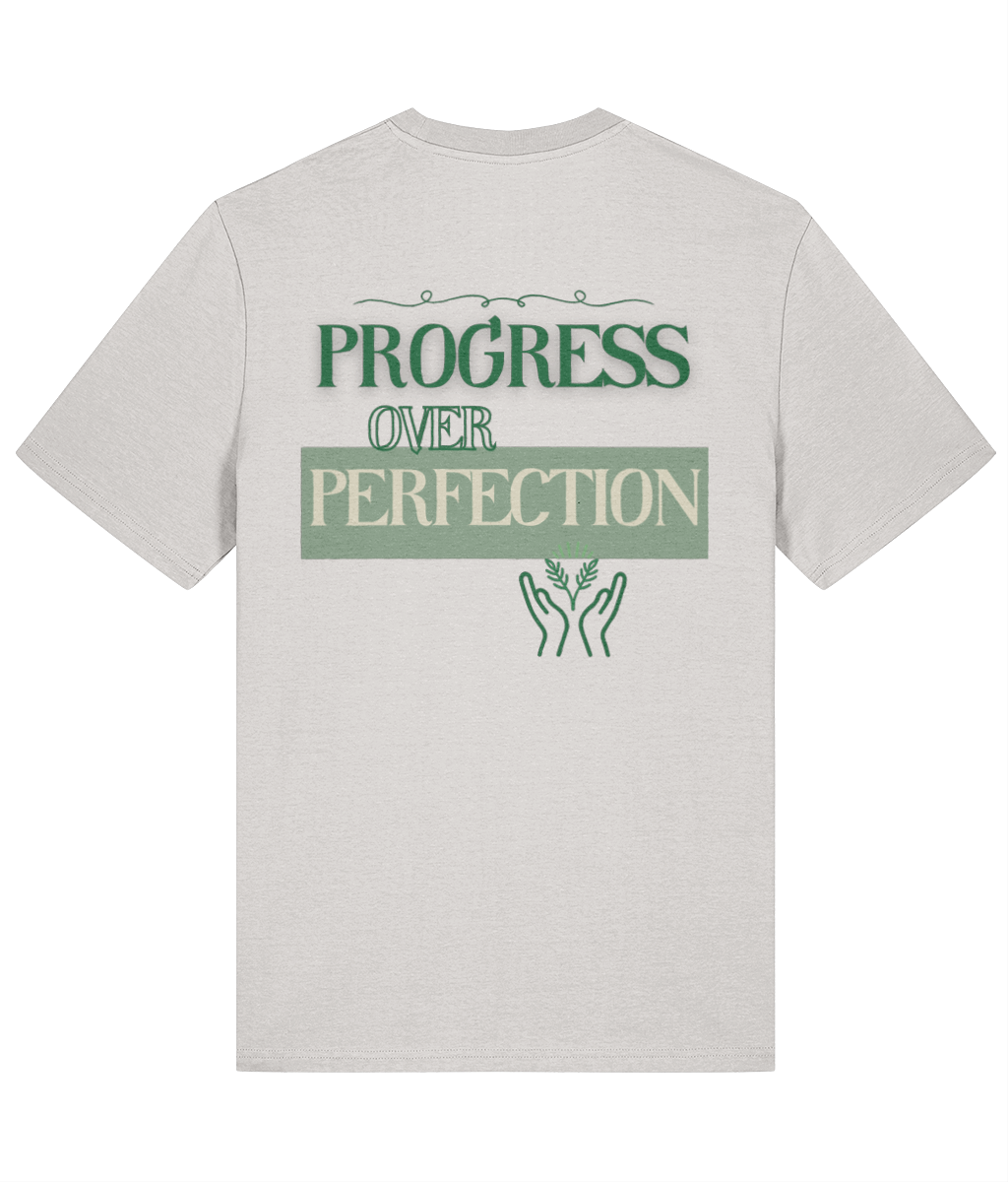 Organic T-shirt - Progress over Perfection