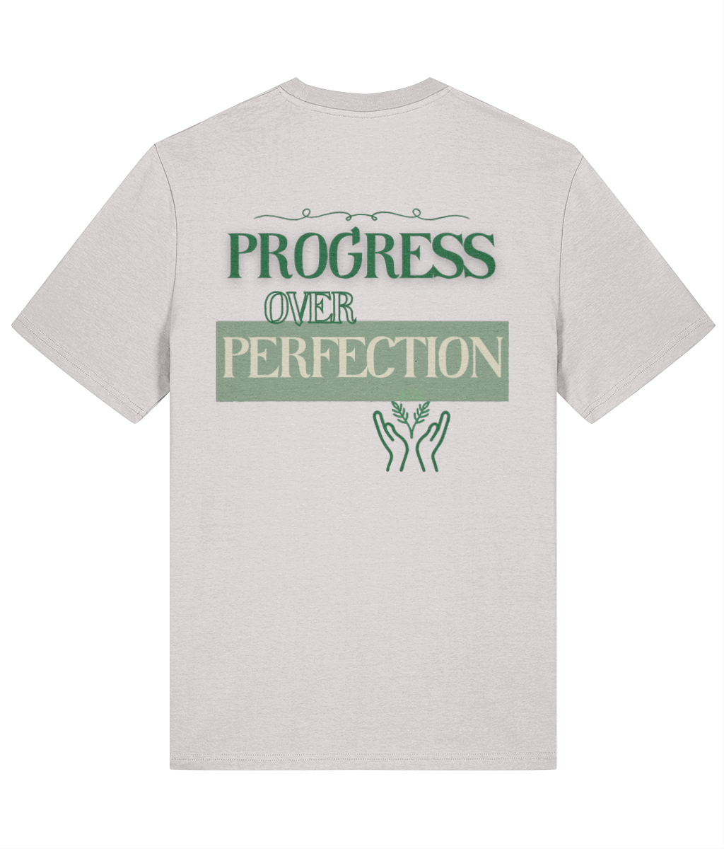 Organic T-shirt - Progress over Perfection