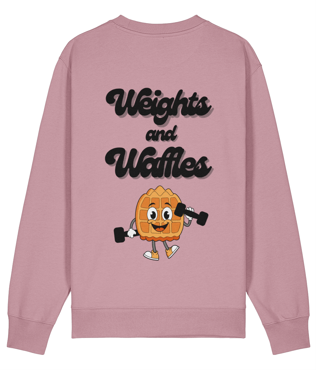 Organic Sweatshirt - Weights & Waffles