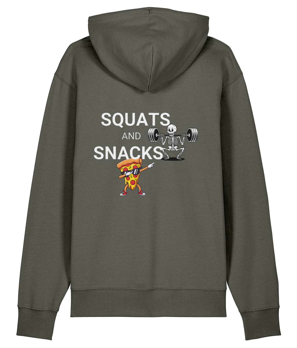Organic Hoodie - Squats for Snacks