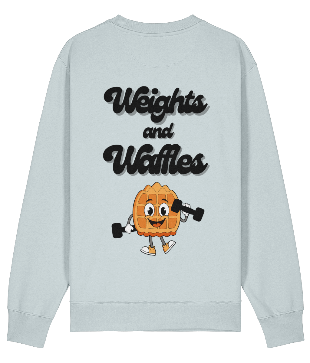 Organic Sweatshirt - Weights & Waffles