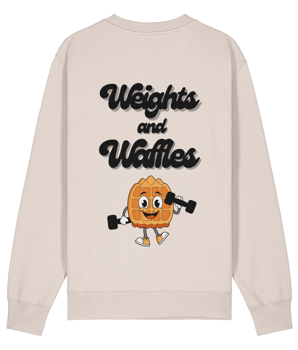 Organic Sweatshirt - Weights & Waffles