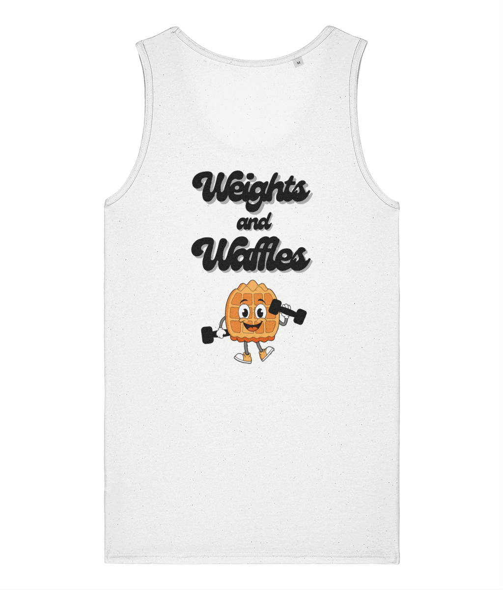 Organic Mens Tank Top - Weights and Waffles