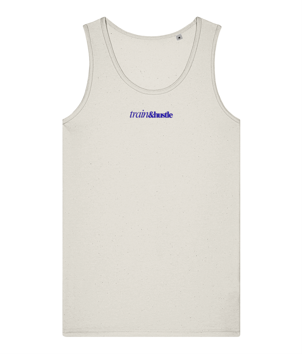 Organic Mens Tank Top - Running on Caffeine