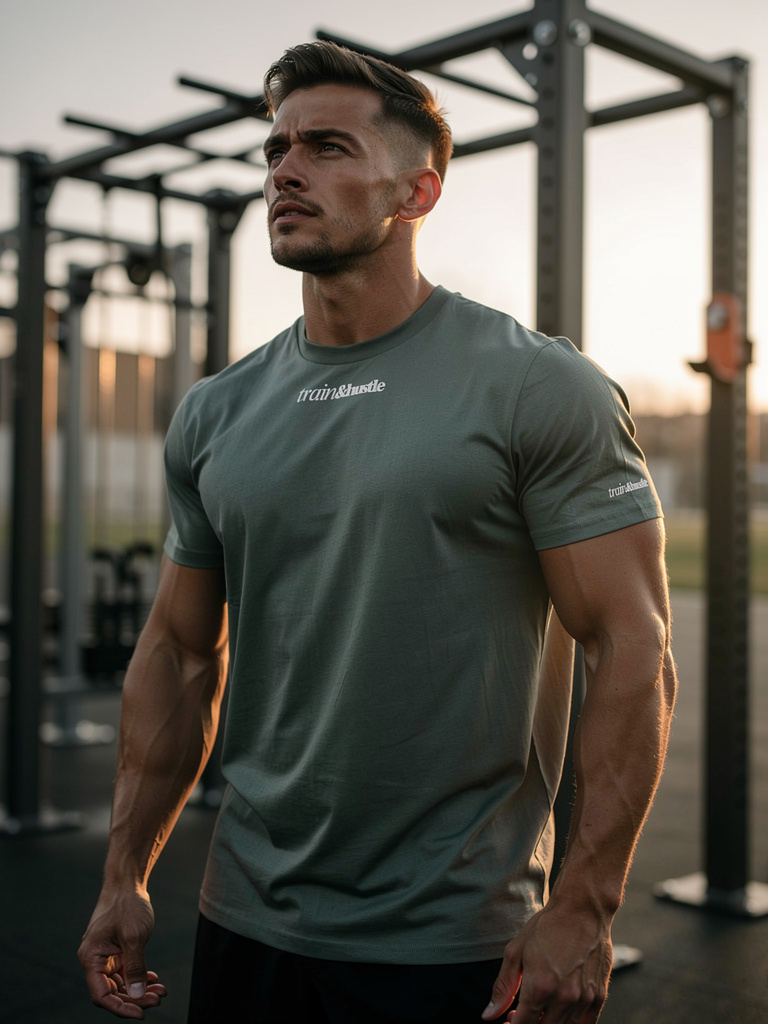 Organic T-shirt - White Print