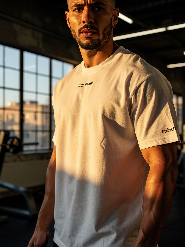 Organic Oversized T-Shirt - Dark Print