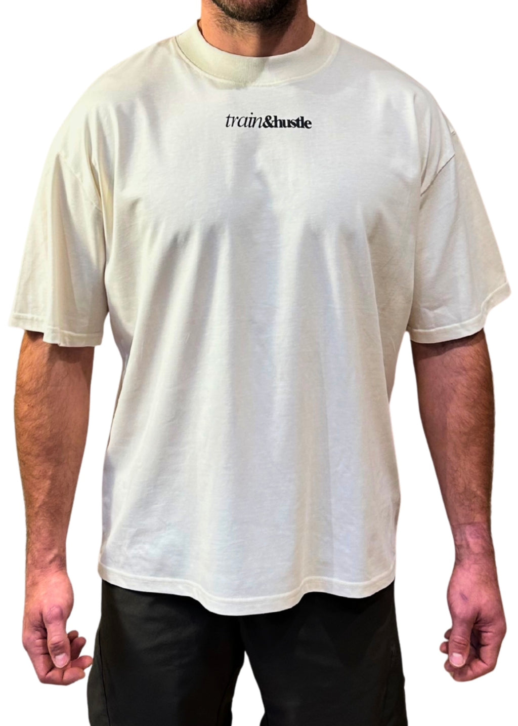 Organic Oversized T-Shirt - Weights & Waffles