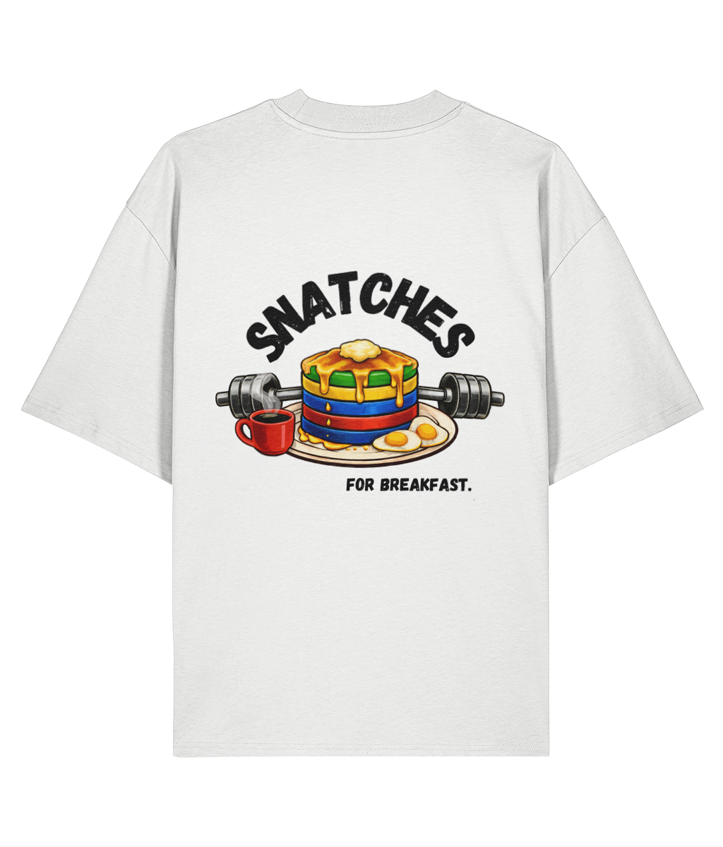 Organic Oversized T-Shirt - Snatches for Breakfast