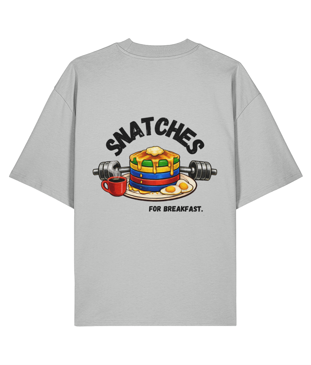 Organic Oversized T-Shirt - Snatches for Breakfast